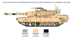 Italeri 1/35 M1A1 ABRAMS with crew