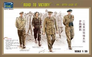 1:35 WWII British Leader set(ROAD TO VICTORY)
