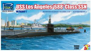1:350 USS Los Angeles 688 w/ DSRV-1