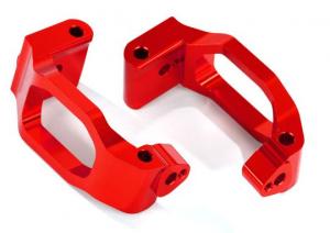 Traxxas Caster Blocks Alu Red (Pair) Maxx TRX8932R