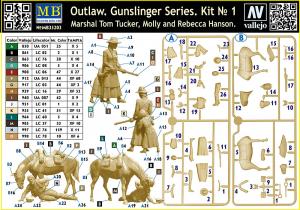 1:35 Outlaw. Gunslinger series Kit No.1