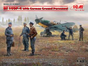 ICM 1:48 Bf 109F-4 with Ground personnel