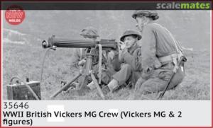 1:35 WWII British Vickers MG Crew