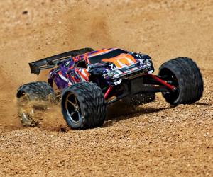 Traxxas E-Revo 1:16 VXL 4WD RTR TQi TSM TRX71076-3-PRPL