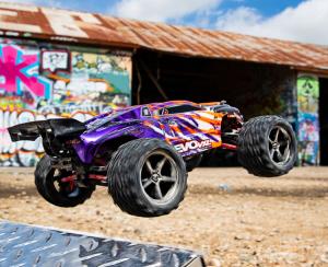 Traxxas E-Revo 1:16 VXL 4WD RTR TQi TSM TRX71076-3-PRPL
