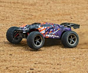 Traxxas E-Revo 1:16 VXL 4WD RTR TQi TSM TRX71076-3-PRPL