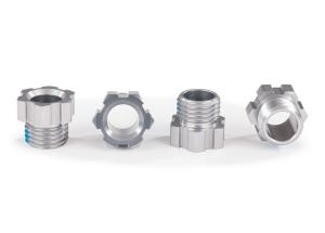 Traxxas Stub Axle Nut Alu Silver (4) TRAXX TRX8886A
