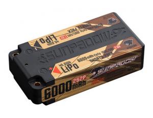 Li-Po Battery 2S 7,6V 6000mAh 100C Shorty HV Gold