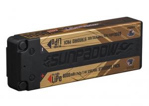 Li-Po Battery 2S 7,4V 6000mAh 120C Stick Gold