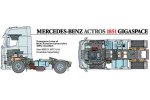 Tamiya 1/14 Mercedes Benz Actros(prepainted Bl) rc-kuorma-auto