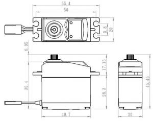Servo SC-0352  6,5Kg 0,14s