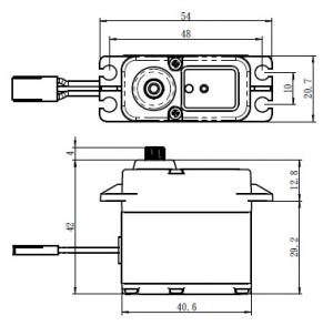 Servo SW-1210SG  32Kg 0,13s HV Alu Coreless Steel Gear WP