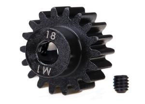 Traxxas Pinion Gear 18T 1.0M Pitch for 5mm Shaft (Machined) TRX6491R