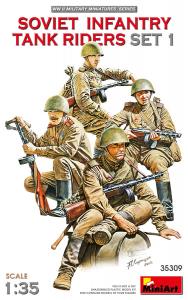 1:35 SOVIET INFANTRY TANK RIDERS SET 1
