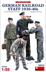 1:35 German Railroad Staff 1930-40s