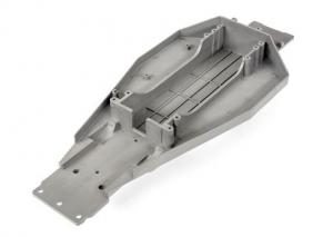 Traxxas Lower Chassis Grey (Long Battery) Bandit/Rustler TRX3722R