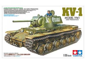 Tamiya 1/35 Russian KV-1Q MODEL 1941, Early pienoismalli