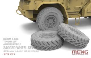 1:35 K-4386 Typhoon-VDV Armored Vehicle Sagged Wheel Set (RESIN)