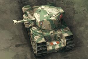 British Tank Churchill (CARTOON model)