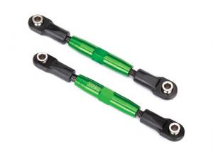 Traxxas Turnbuckle Complete Alu Green Camber Link 83mm (2) TRX3643G