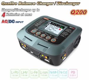 Laturi SkyRC Q200 Quad-Charger 240VAC/12VDC