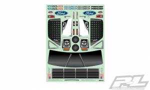 Pre-Cut 1967 Ford F-100 Race Truck Clear Body for Slash