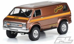 70's Rock Van Clear Body for 12.3" (313mm) Wheelbase Scale C