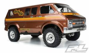 70's Rock Van Clear Body for 12.3" (313mm) Wheelbase Scale C