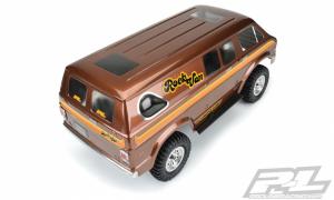 70's Rock Van Clear Body for 12.3" (313mm) Wheelbase Scale C