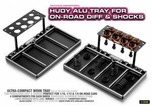 Hudy Alu Tray for On-road Diff and Shocks 109800