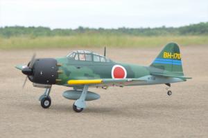 A6M Zero 1720mm .75-95/15cc GP/Gas/EP ARF