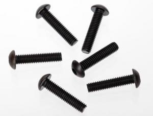 Traxxas Screws M4x18mm Button-head Hex Socket (6) TRX3929