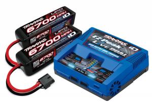 Traxxas Laturi & akku-combo EX-Peak Live Dual 26A / 2x 4S 6700mAh akku: Koodi TRX2997G