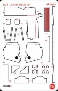 1:24 Lancia Delta S4 86, Detail set
