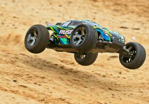 Traxxas Rustler VXL 2WD 1/10 RTR TQi TSM Yellow w/o Batt/Charger TRX37076-4-YLW