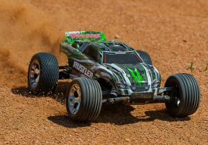 Traxxas Rustler 2WD 1/10 RTR TQ Green - With Batt/Charger TRX37054-1-GRN