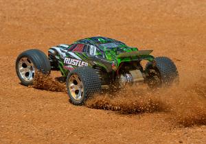 Traxxas Rustler 2WD 1/10 RTR TQ Green - With Batt/Charger TRX37054-1-GRN