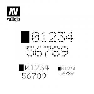 STENCIL DIGITAL NUMBERS