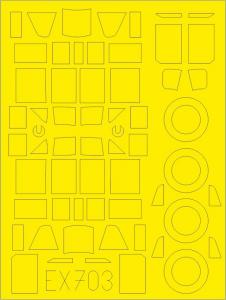 1:48 Il-2 TFace for Tamiya, Window masks
