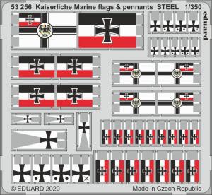 1:350 Kaiserlische flags&pennants Steel