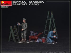1:35 German Tankmen. Painting Camo