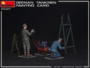 1:35 German Tankmen. Painting Camo