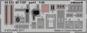 1:48 Bf 110F  PE Set for Eduard kit