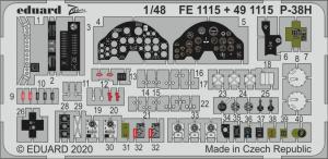 1:48 P-38H PE set for Tamiya kit