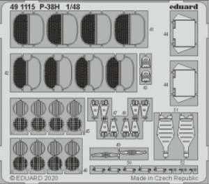 1:48 P-38H PE set for Tamiya kit