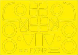 1:48 P-38H masking sheet for Tamiya kit