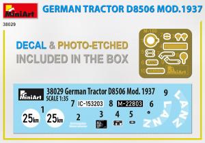 1:35 German Tractor D8506 Mod. 1937
