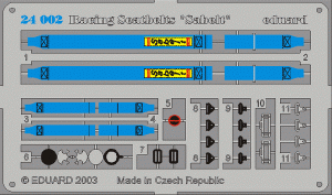 1:24 Seatbelts Sabelt 4 points Blue