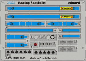 1:24 Seatbelts Sabelt 6 points Blue