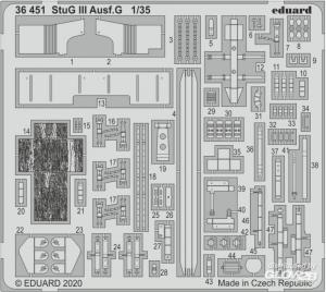 1:35 StuG III Ausf.G PE set for Takom